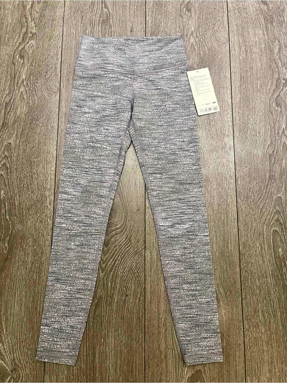 Ivivva High Waisted Rhythmic Tights Leggings - Size 12